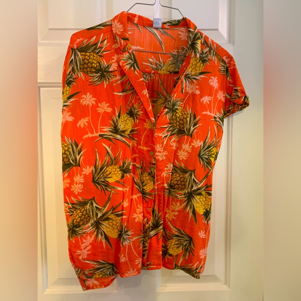 Tropical Button Down